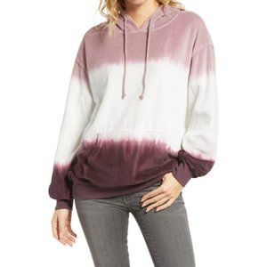 NWT TREASURE & BOND Tie Dye Velour Hoodie Sweatshirt Size XXS